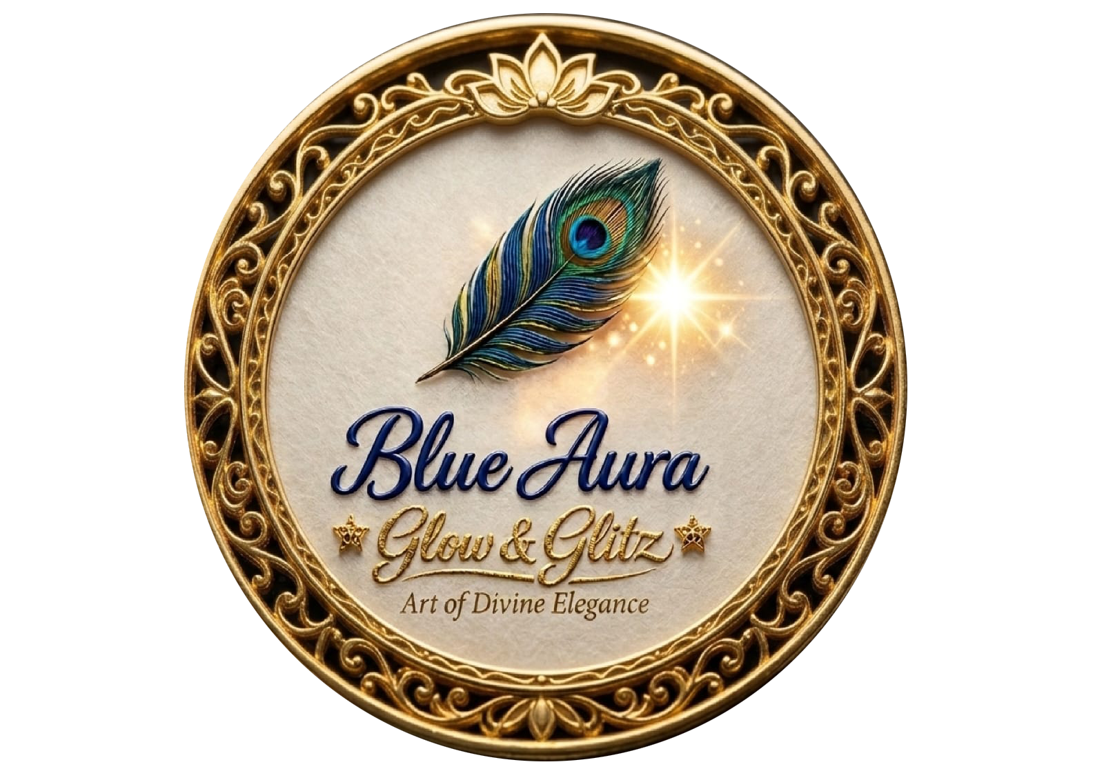 Blue Aura Glow & Glitz