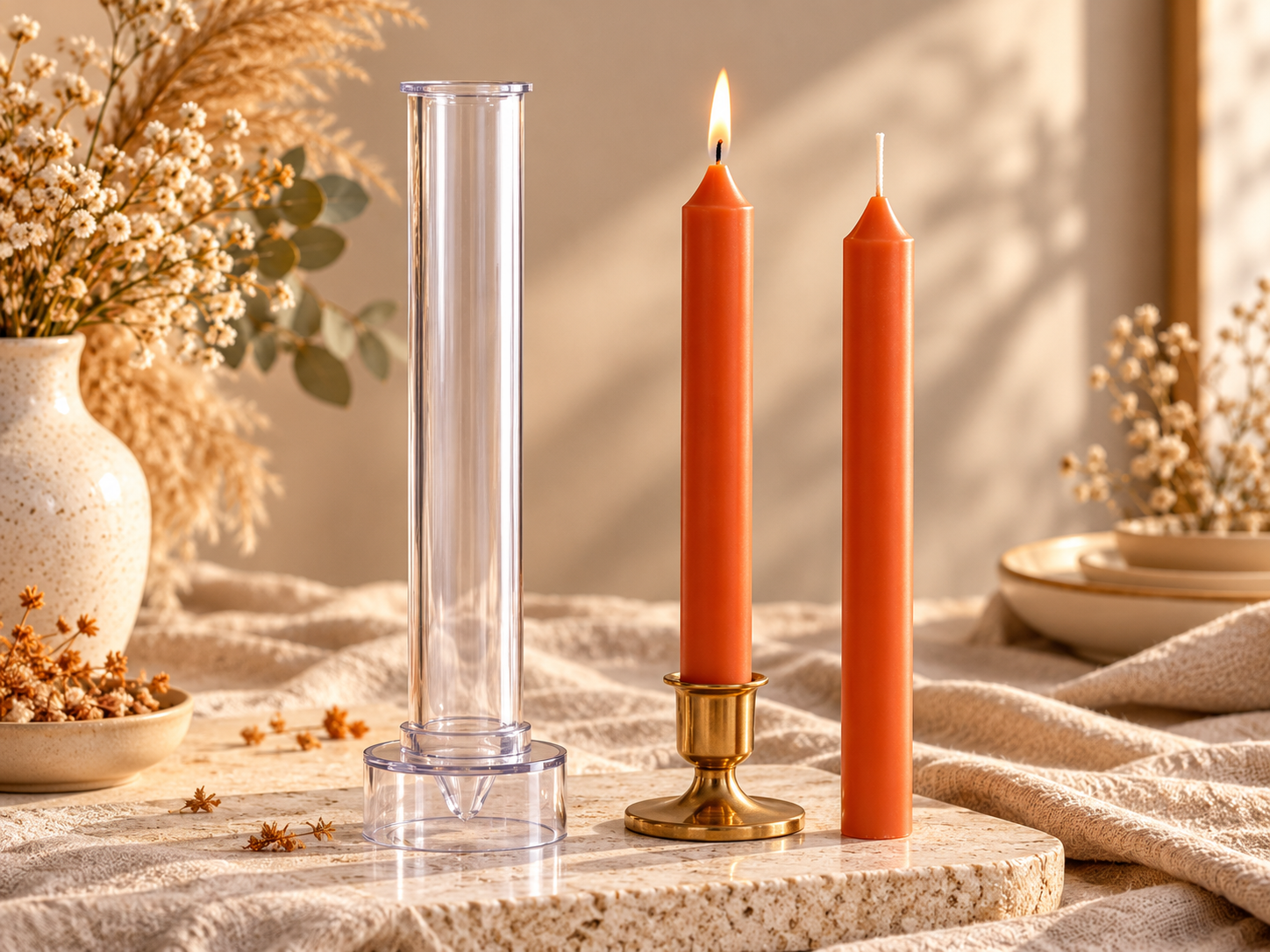 Taper Candle Mould, 15 cm (BI-PCM29)