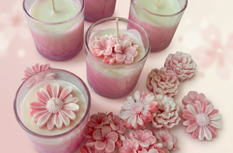 The Rosy Radiance Candle