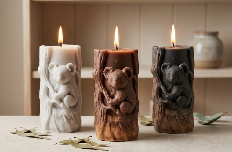 Koala Baby Candle