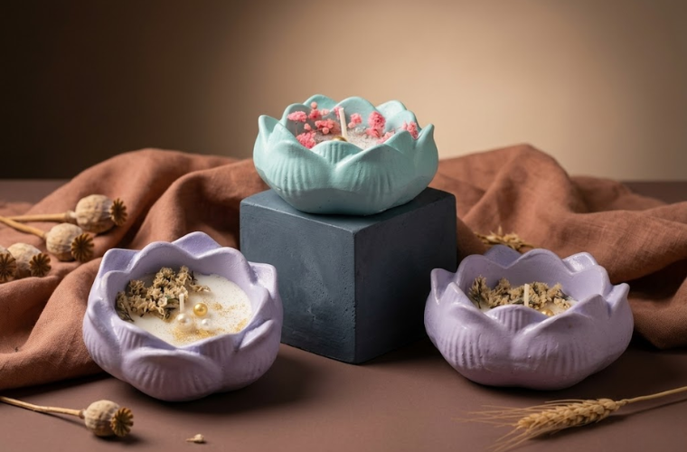 Lotus Candle
