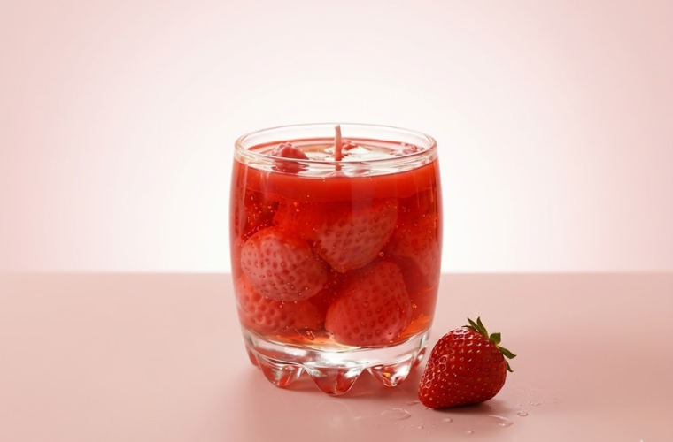 Strawberry Latte Candles
